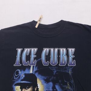 Ice Cube Short Sleeve Casual Graphic T-Shirt Adult Mens Size Medium M Mens Black